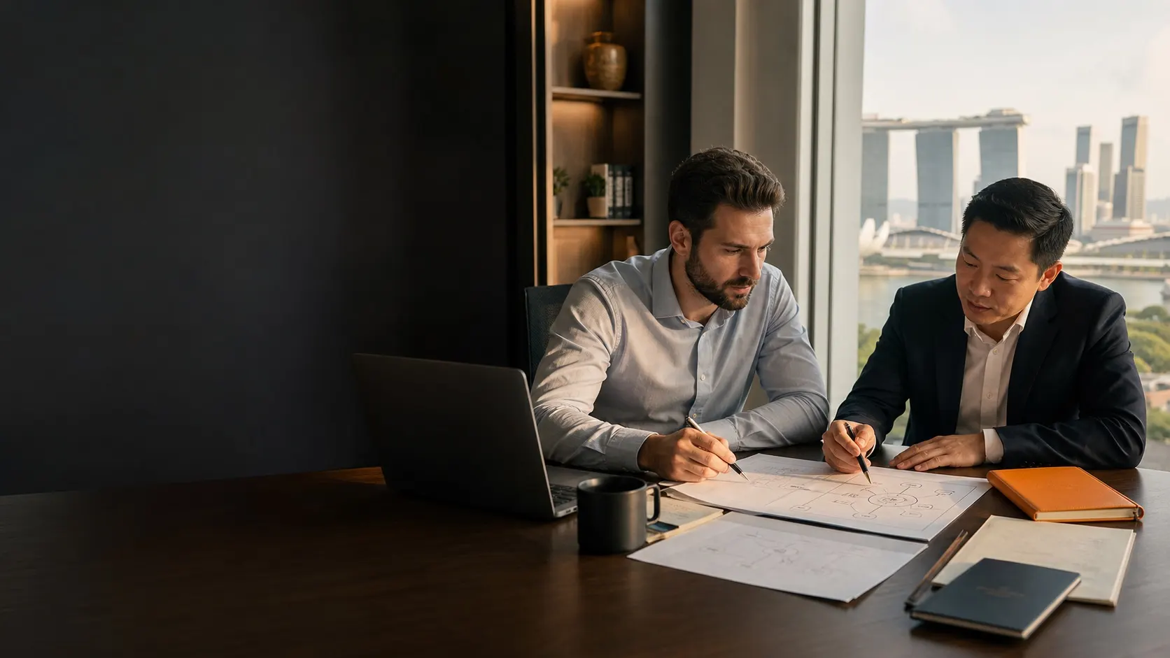 Founder planning a Singapore company incorporation with a corporate advisor