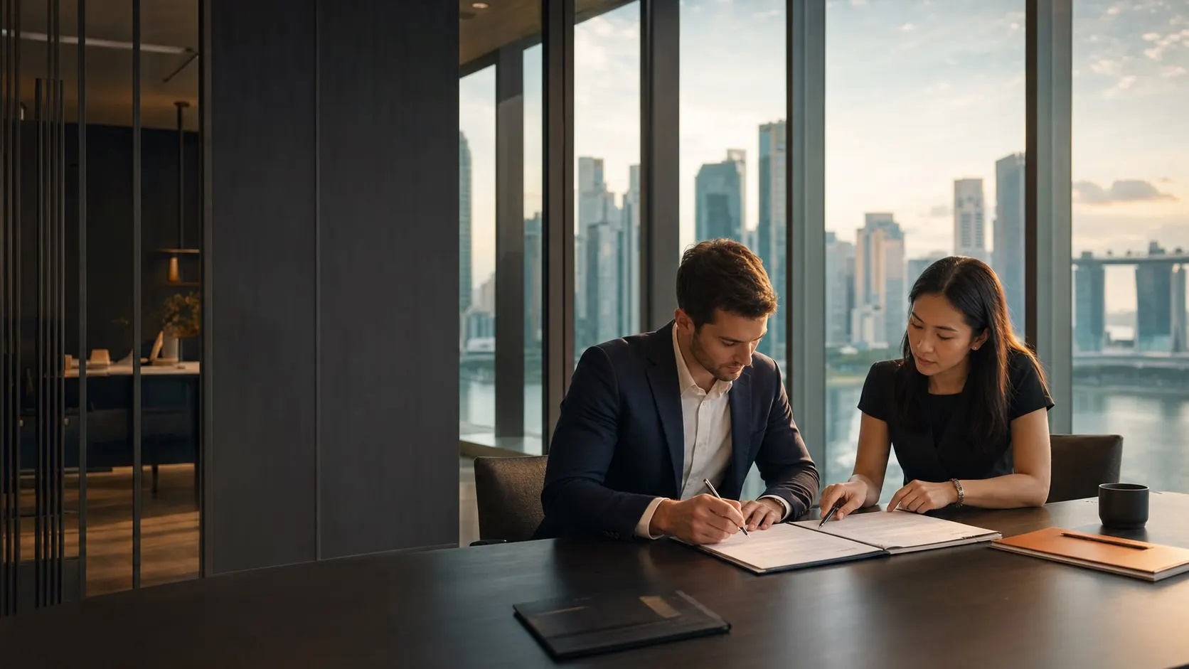 Founder reviewing a Singapore company name before ACRA registration
